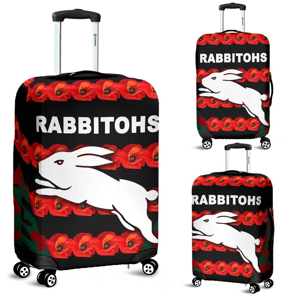 south-sydney-rabbitohs-luggage-covers-anzac-day-poppy-flower-vibes