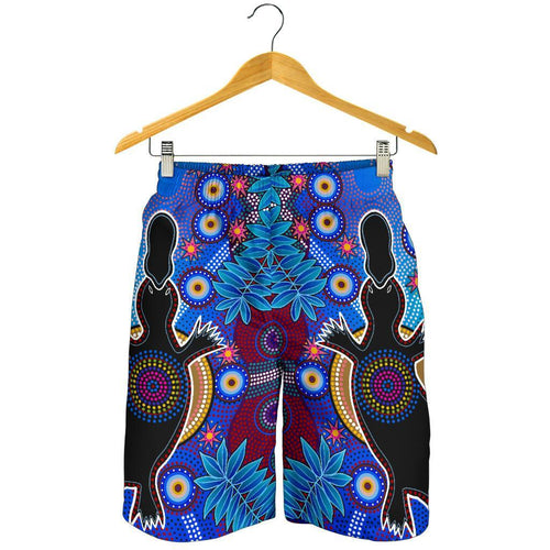 aboriginal-mens-shorts-indigenous-platypus