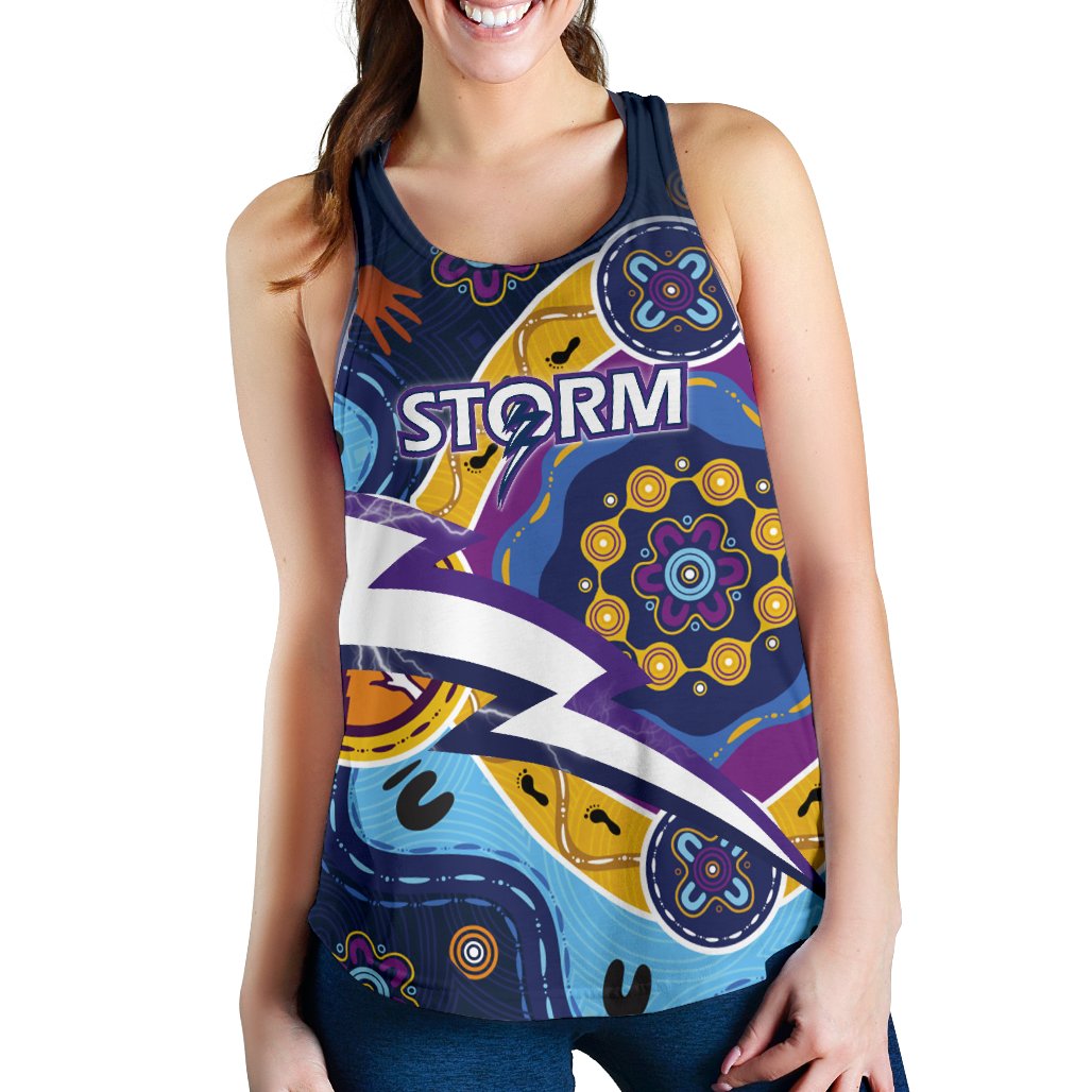 Storm Indigenous Women's Racerback Tank Melbourne - Vibe Hoodie