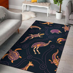 area-rug-indigenous-animals-patterns