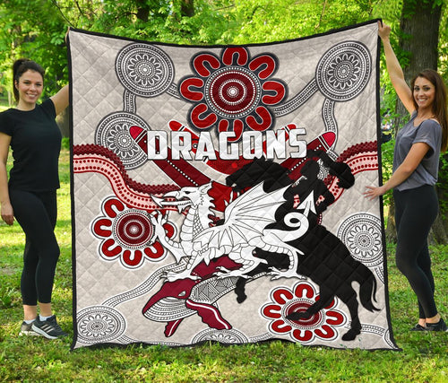dragons-premium-quilt-st-george-indigenous-white