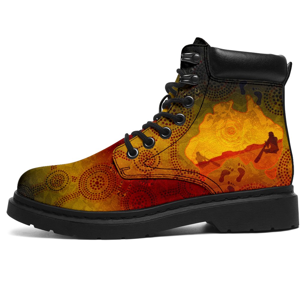 aboriginal-all-season-boots-australian-map-with-indigenous-color
