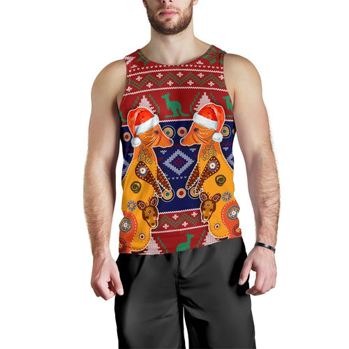 christmas-mens-tank-top-mother-kangaroo-in-christmas