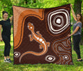 aboriginal-premium-quilt-australia-orange-lizard-aboriginal-art-1