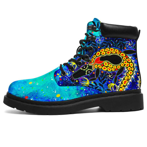 aboriginal-all-season-boots-indigenous-crocodile