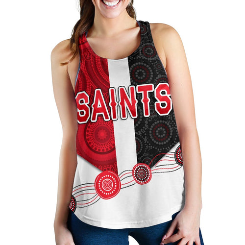 Saints Women Racerback Tank Indigenous - Vibe Hoodie