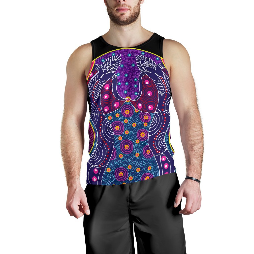 mens-tank-top-aboriginal-sublimation-dot-pattern-style-violet