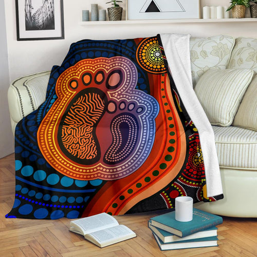 1st-australia-premium-blanket-aboriginal-mother-and-son-foot