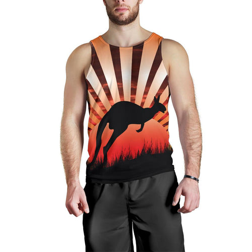 men-tank-top-kangaroo-mens-tank-sunset-ver03