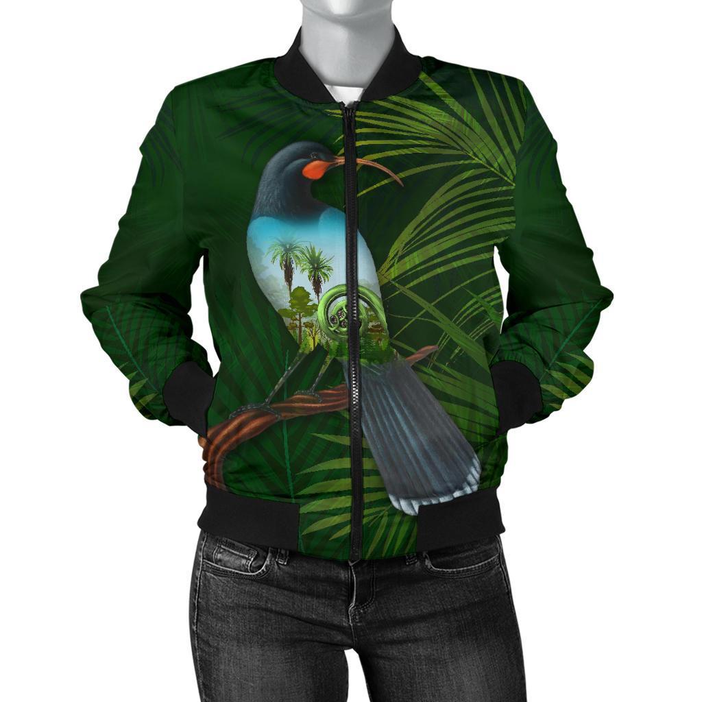 huia-bird-new-zealand-womens-bomber-jacket