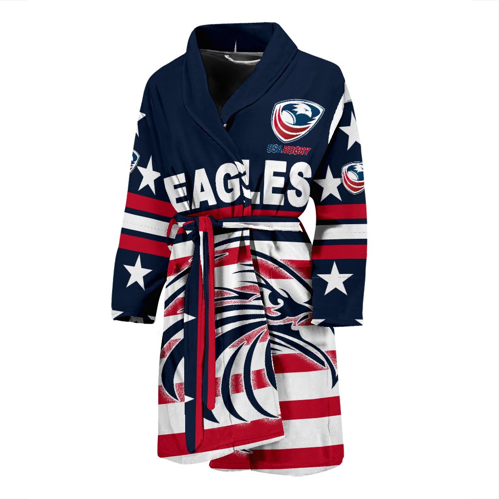 usa-rugby-mens-bath-robe-eagles-simple-style-navy