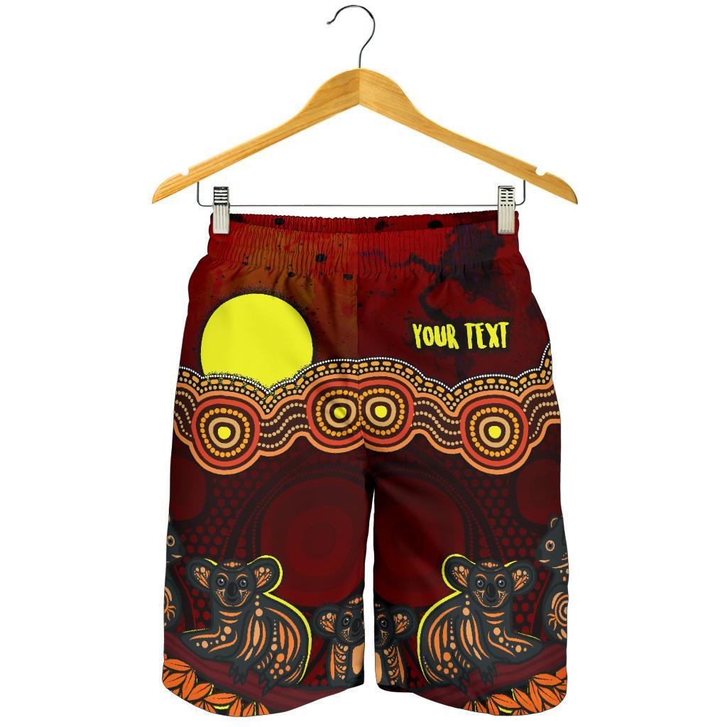 custom-text-aboriginal-mens-shorts-australian-indigenous-koala