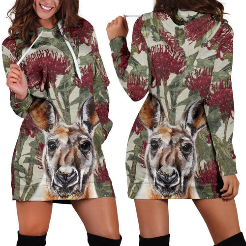 hoodie-dress-kangaroo-hoodie-waratah-painting