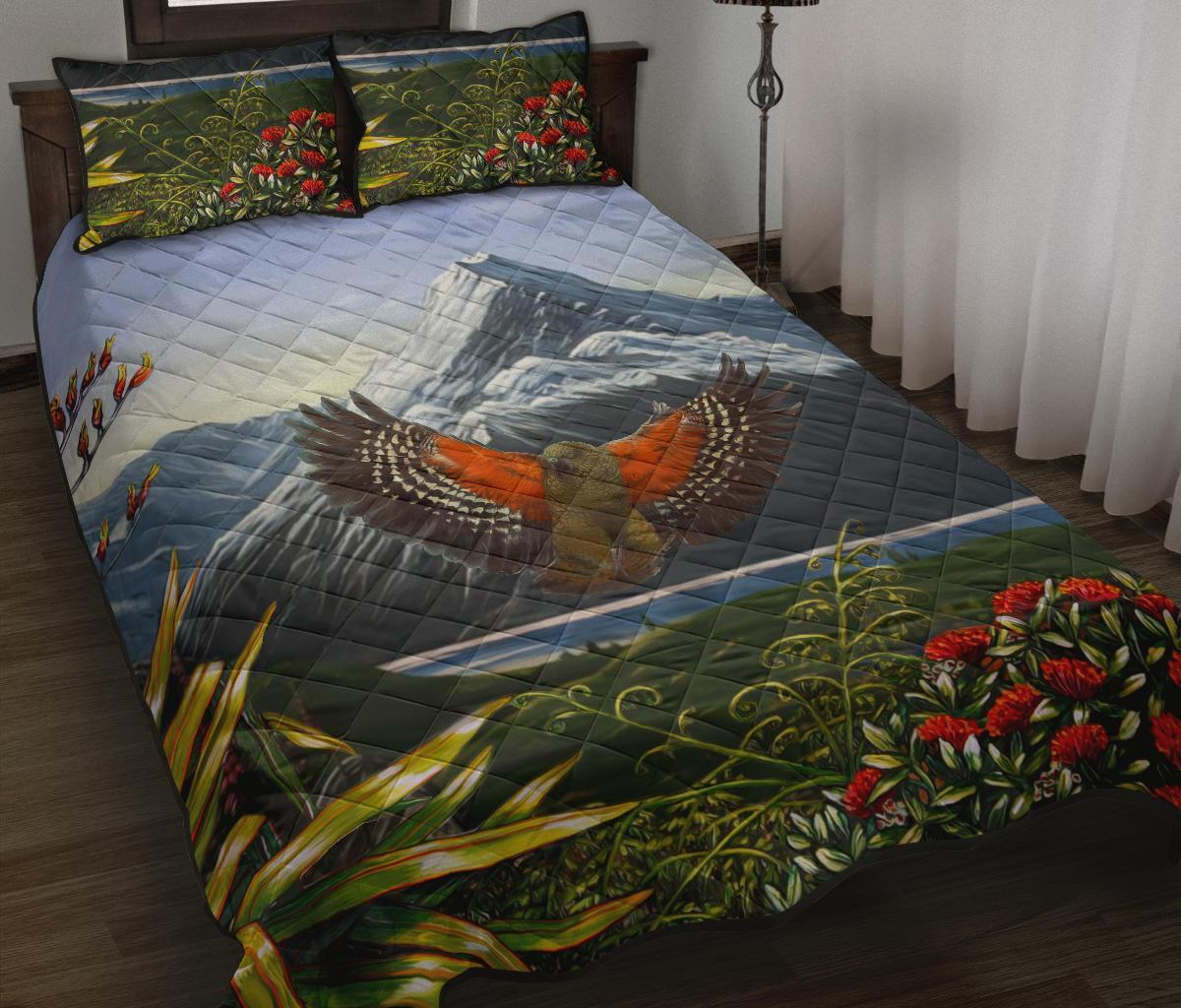 kea-parrot-new-zealand-quilt-bed-set