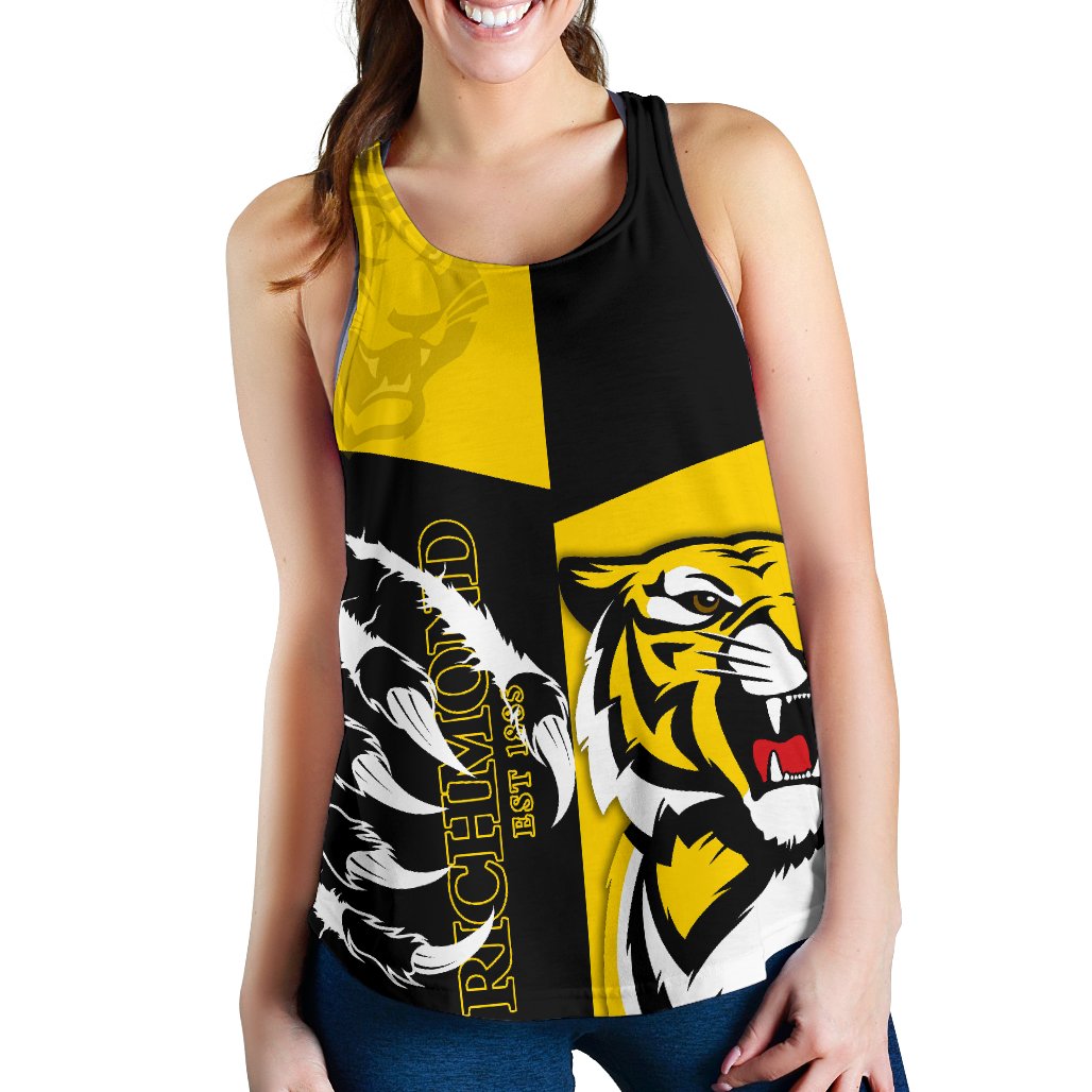 Richmond Tigers Women's Racerback Tank Special Style - Vibe Hoodie