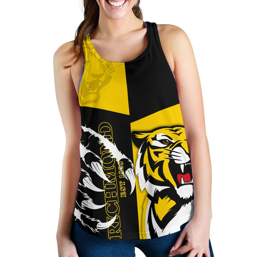 Richmond Tigers Women's Racerback Tank Special Style - Vibe Hoodie