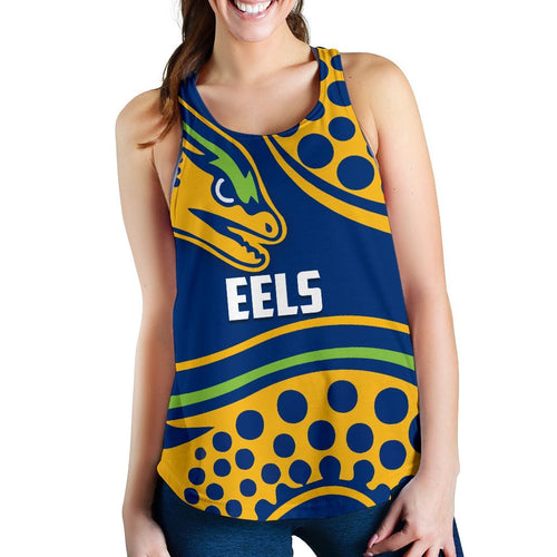 Parramatta Women Racerback Tank Eel - Vibe Hoodie