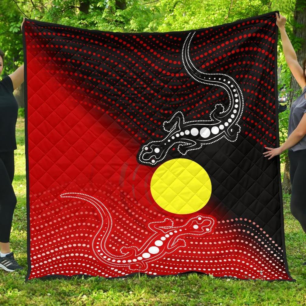 aboriginal-premium-quilt-two-indigenous-lizard