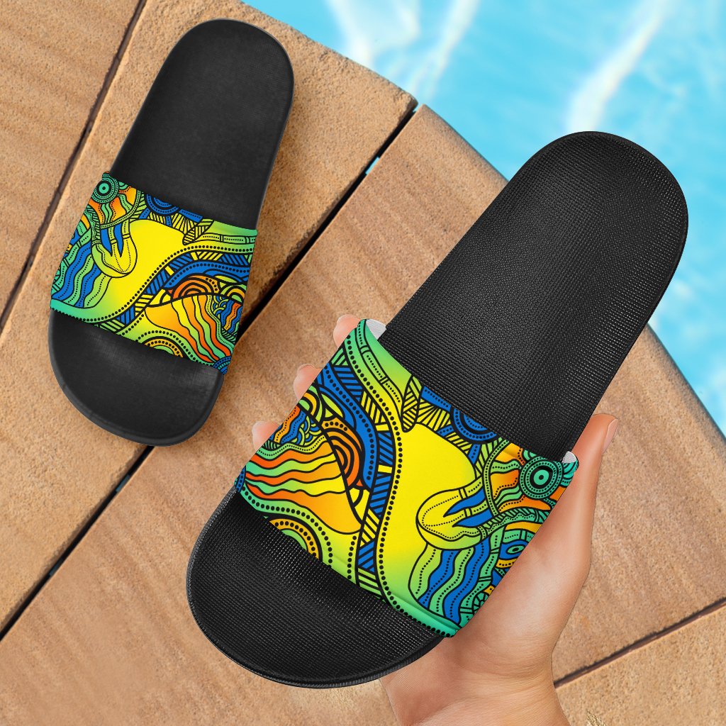 aboriginal-slide-sandals-indigenous-dot-painting-art