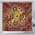 aboriginal-shower-curtain-indigenous-lizard-dot-painting-art