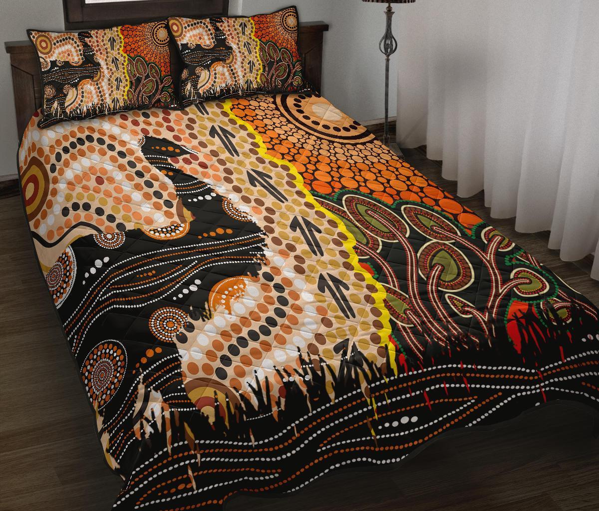 1saustralia-quilt-bed-set-australian-aboriginal-sun-and-emu