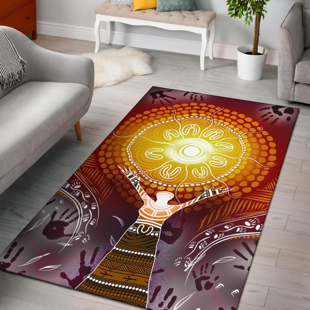 area-rug-australian-aboriginal-naidoc-week-because-of-her-we-can
