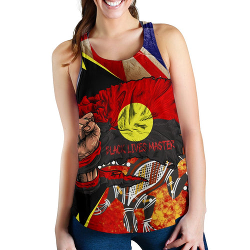 Racerback Tanks - Aboriginal Lives Matter & Black Lives Matter - Vibe Hoodie