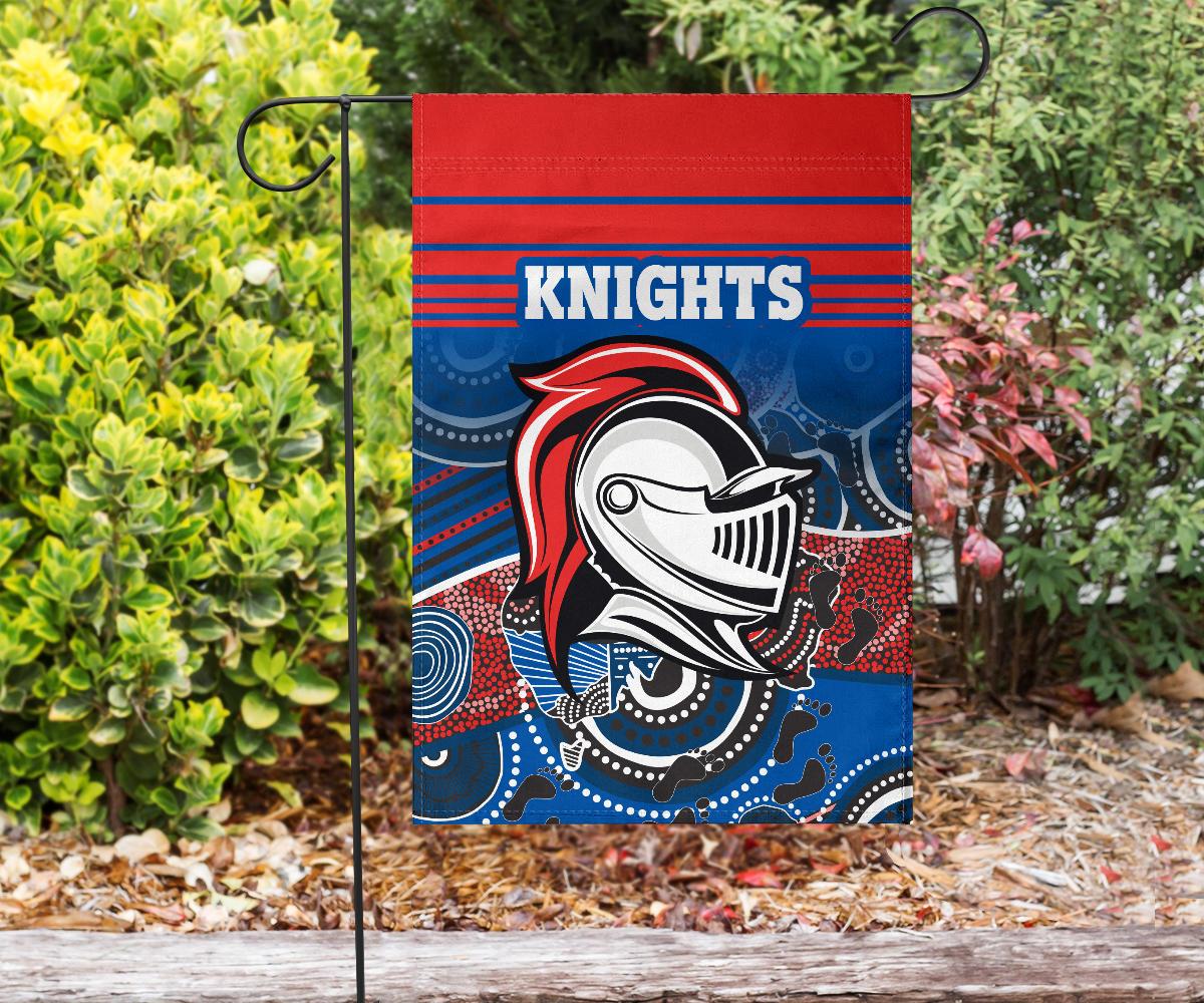 custom-personalised-knights-flag-newcastle-aboriginal-horizontal-style