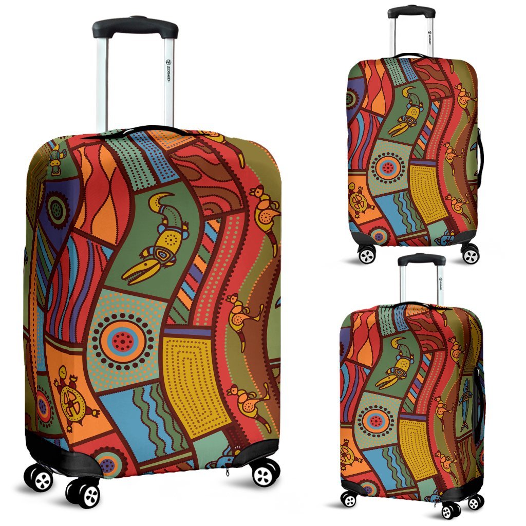 luggage-covers-aboriginal-art-with-animals