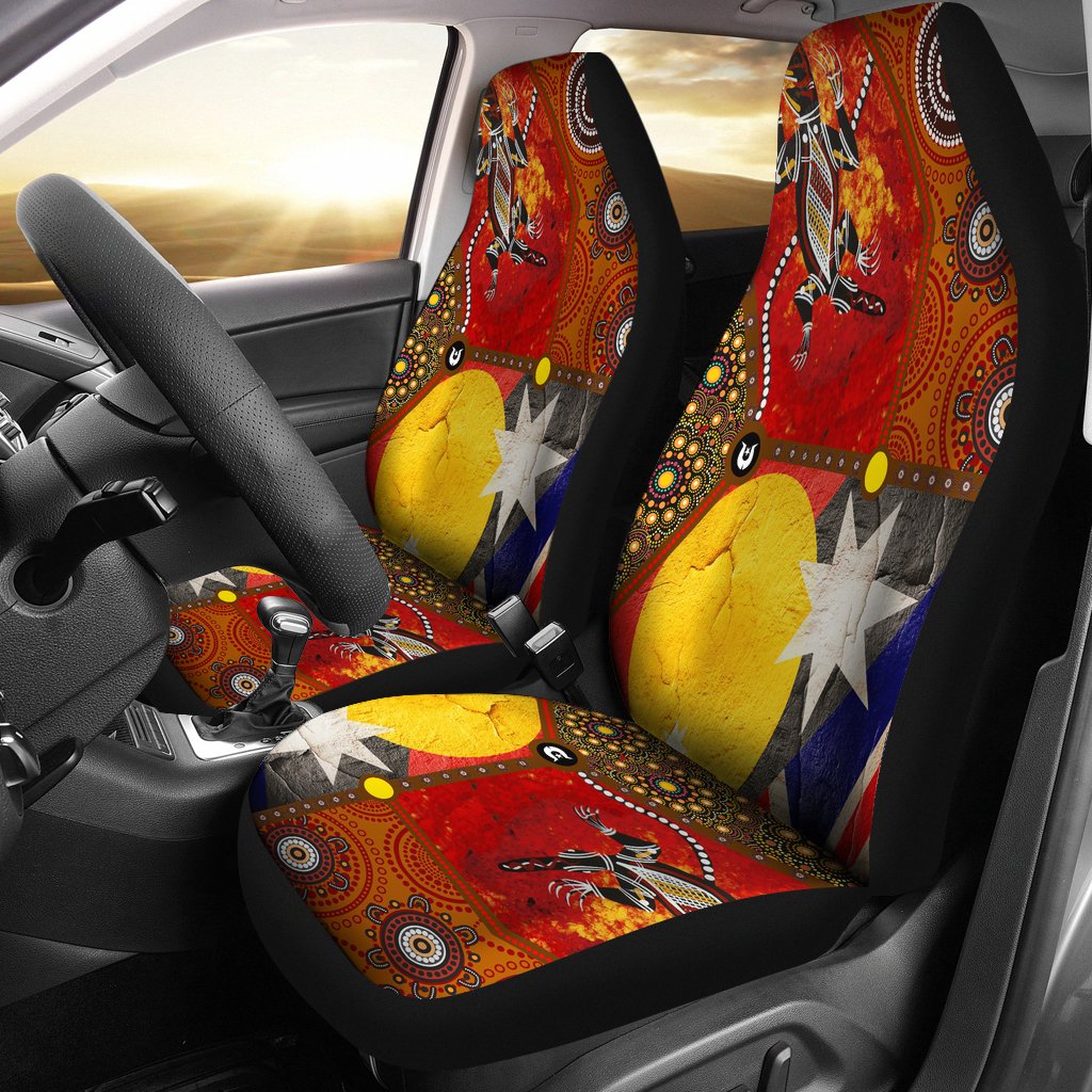 car-seat-covers-aboriginal-dot-painting-flags-crocodile