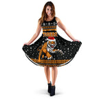 Wests Christmas Women's Dress Tigers Unique Vibes - Black - Vibe Hoodie