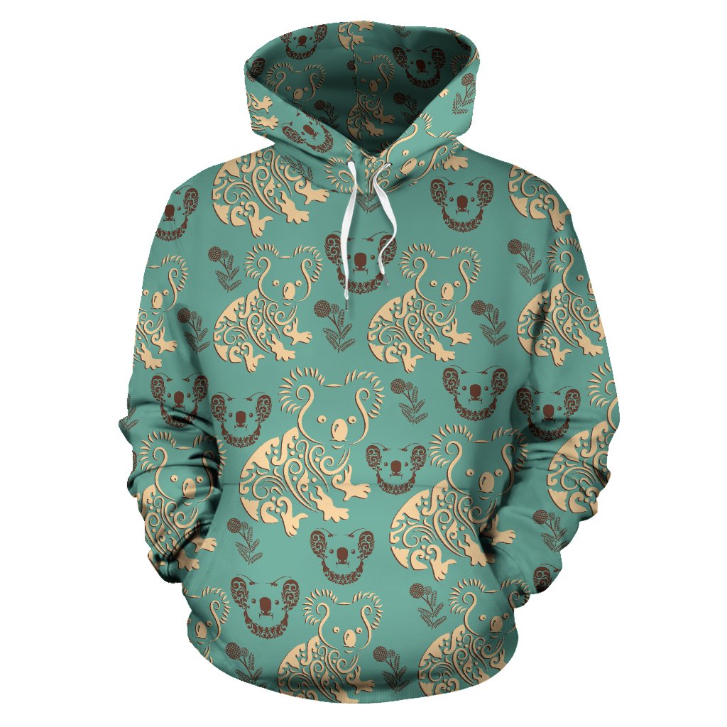 aboriginal-hoodie-koala-pattern-so-cute