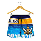 Gold Coast Women Shorts Titans Gladiator Anzac Day 2021 Version - Camouflage - Vibe Hoodie