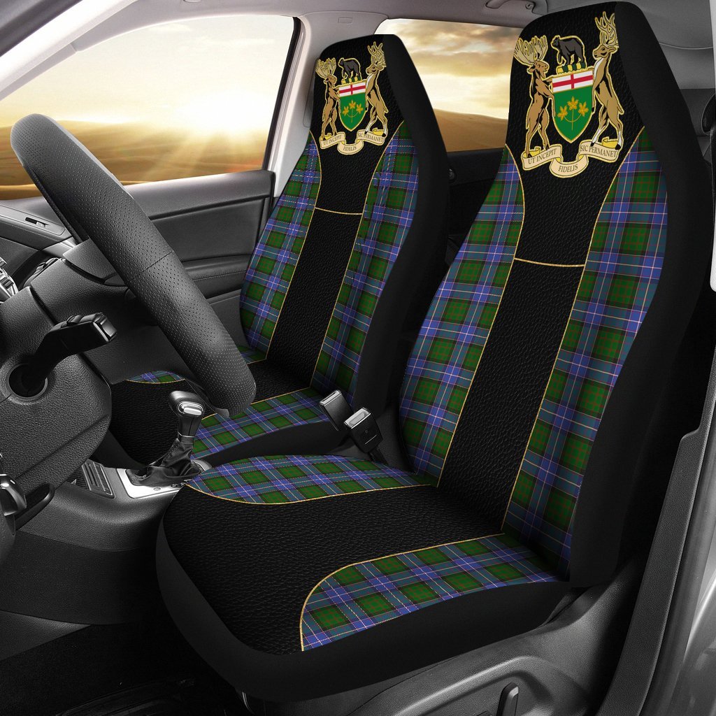 canada-ontario-coat-of-arms-golden-car-seat-covers