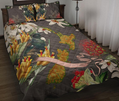 tui-bird-new-zealand-map-quilt-bed-set