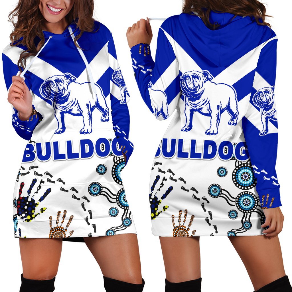 Canterbury-Bankstown Bulldogs Women Hoodie Dress Indigenous - NO.1 - Vibe Hoodie