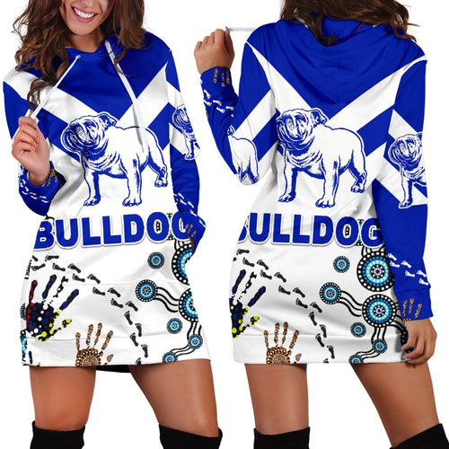 Canterbury-Bankstown Bulldogs Women Hoodie Dress Indigenous - NO.1 - Vibe Hoodie