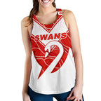 Swans Special Women Racerback Tank Indigenous Sydney - Vibe Hoodie