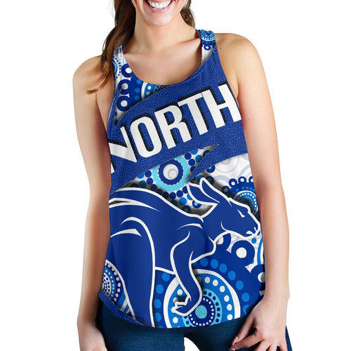 Melbourne Women Racerback Tank North Aboriginal - Vibe Hoodie
