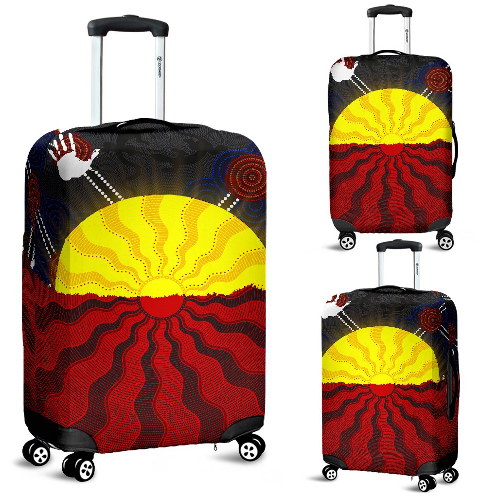 aboriginal-luggage-covers-aboriginal-lives-matter-flag-sun-dot-painting