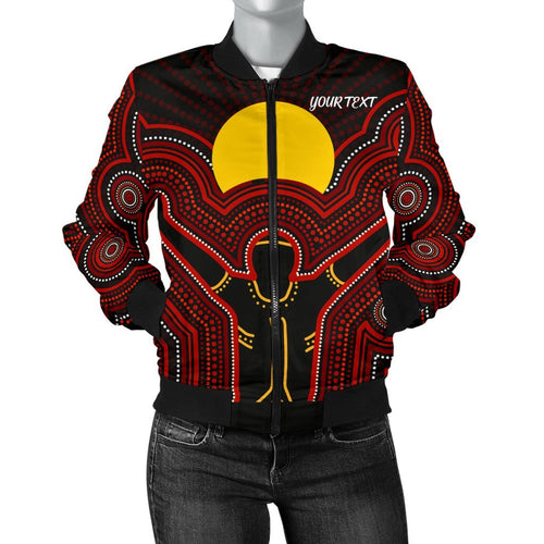 aboriginal-personalised-womens-bomber-jacket-the-sun-always-shines