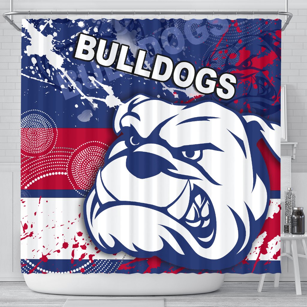 western-bulldogs-shower-curtain