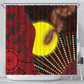 aboriginal-shower-curtain-indigenous-snake-sun-dot-painting
