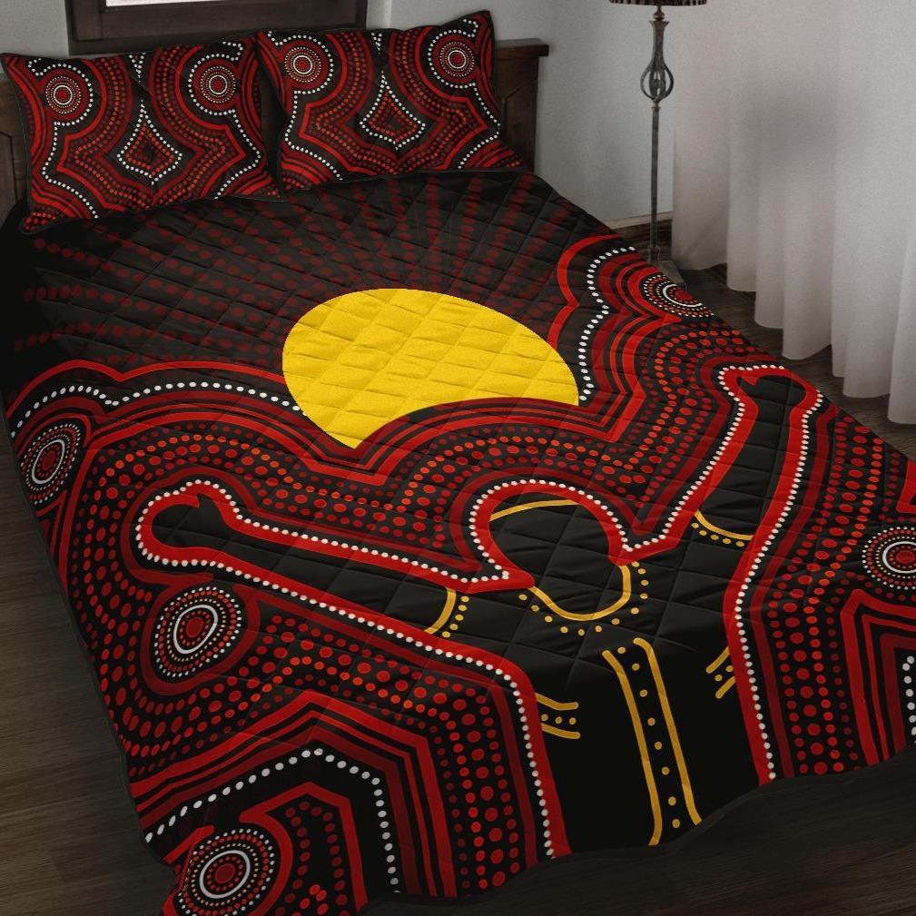 aboriginal-quilt-bed-set-the-sun-always-shines
