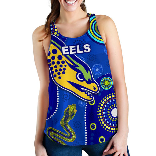 Eels Indigenous Women Racerback Tank Competitive - Vibe Hoodie
