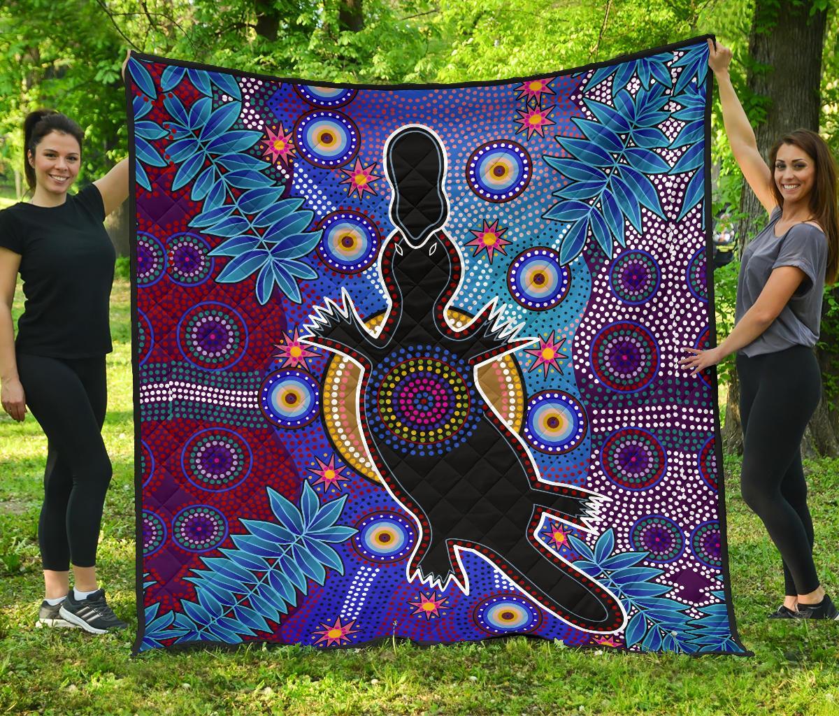 aboriginal-premium-quilt-indigenous-platypus