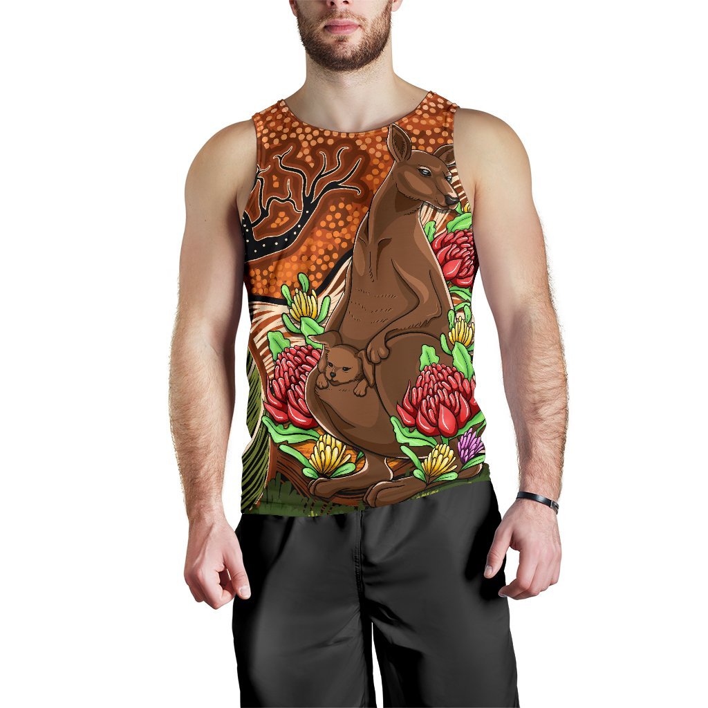 aboriginal-mens-tank-top-kangaroo-with-indigenous-tree
