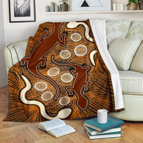aboriginal-premium-blanket-indigenous-brown-lizard-and-white-snake