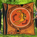 aboriginal-premium-quilt-indigenous-snake-hand-brown-color