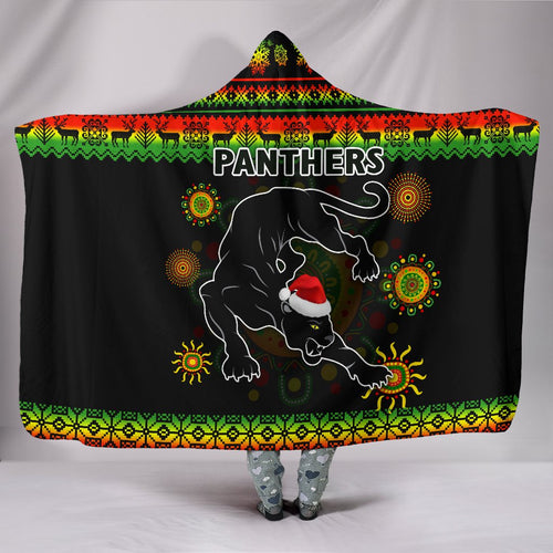 penrith-panthers-christmas-hooded-blanket-indigenous